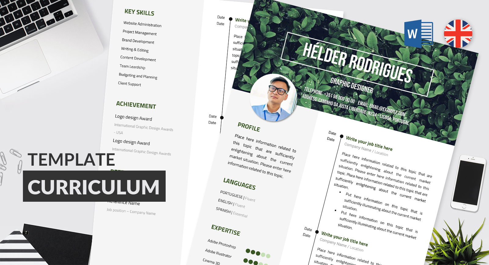 CV Resume – Product Designer Profile - UI Creative